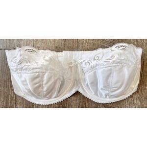 Vintage Bali strapless bra in white size 38D